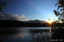 Закат на озере Зверино